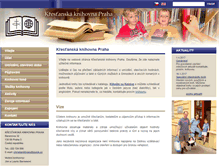 Tablet Screenshot of christianlibrary.cz